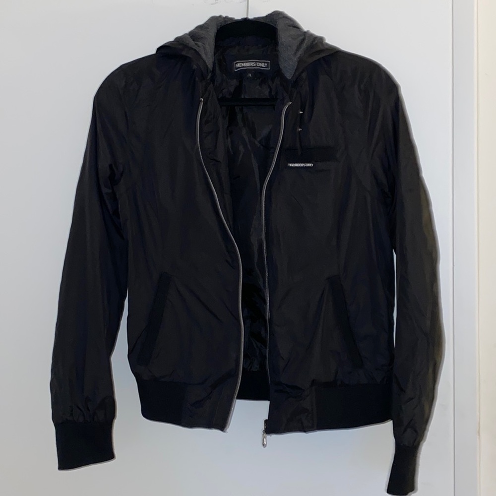 Members Only windbreaker bomber jacket